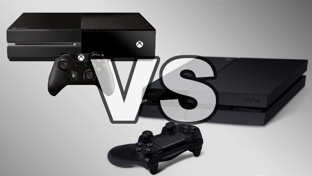 The debate between the Xbox One (left) and the PlayStation 4 (right)