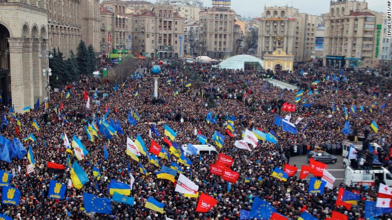 The rally in Kiev.