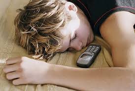 Typical Teenager sleeping in. 