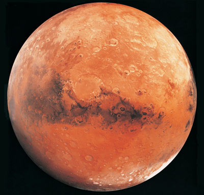 The red planet.