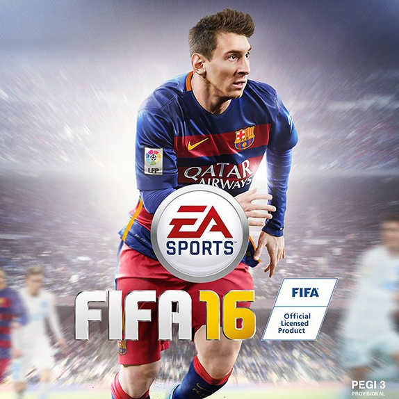 Official cover art for FIFA 16 