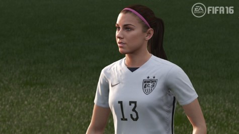 Game image of US Women's player, Alex Morgan