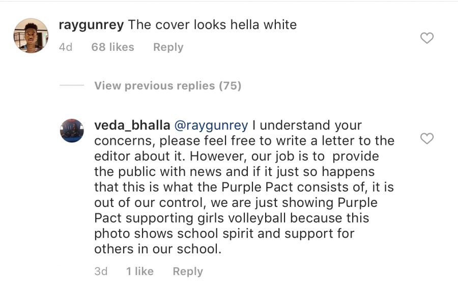 This comment on the Westword instagram sparked controversy.