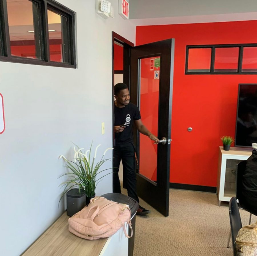 SHS junior Sebastian Pierre working at Trapt before the facility closed due to the pandemic.  Pierre says his ability to save for college and a car have been impacted.