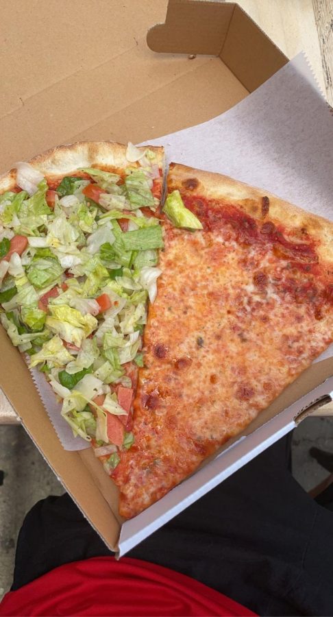 Sals offers traditional pizza as well as more contemporary options like salad pizza.