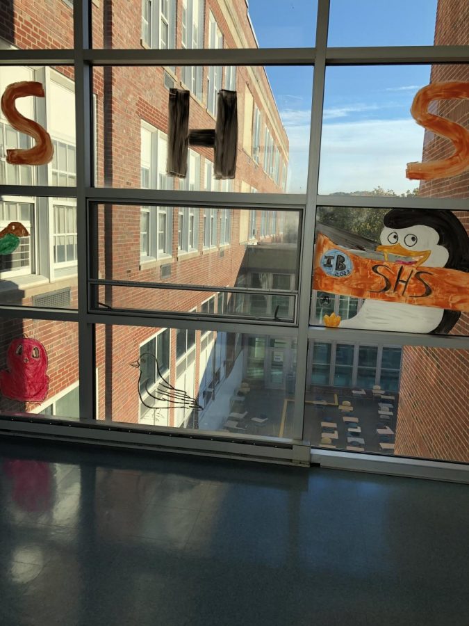 IB Environmental Systems and Societies Class Paints Windows to Prevent Bird Crashes