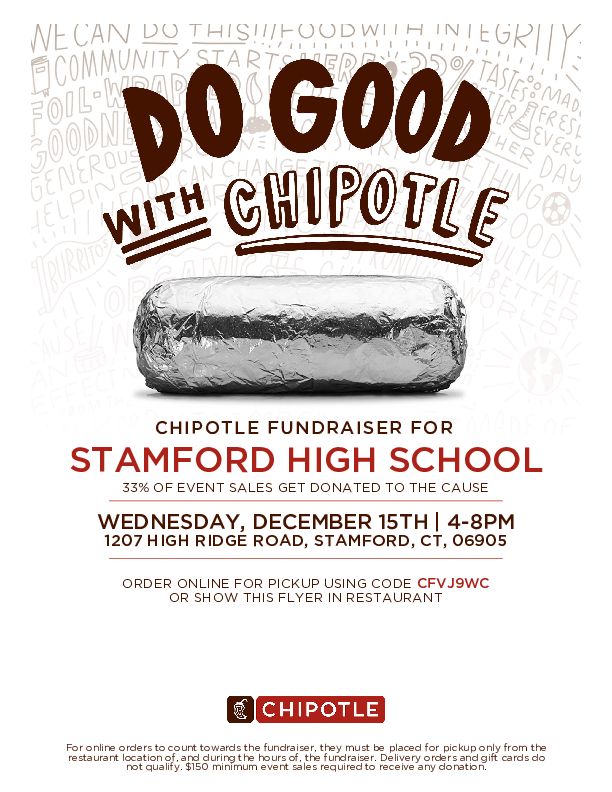 Class Fundraiser at Chipotle!
