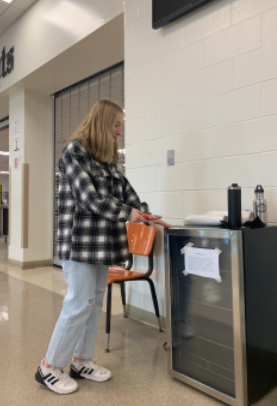 Environmentally-Friendly “Give Take” Fridge put in SHS Cafeteria