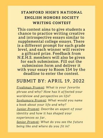 NEHS Writing Contest