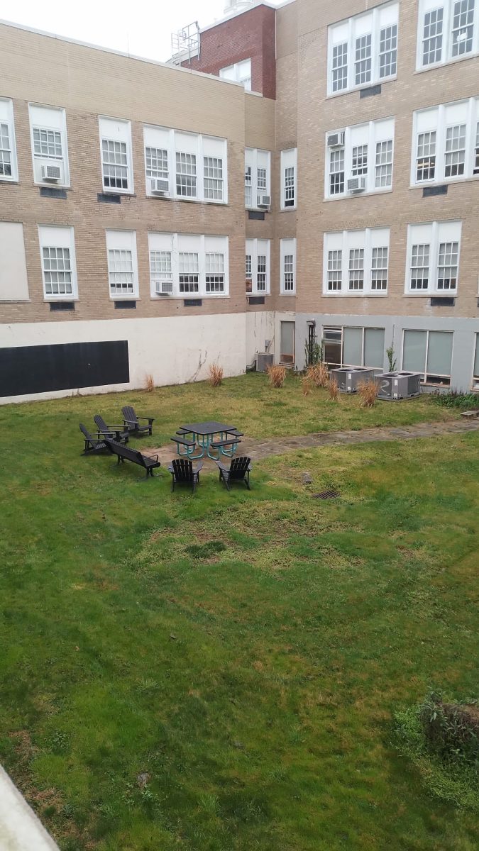 Senior Simeon Sukinder plans to renovate the 1st floor courtyard as part of his Eagle Scout Project.