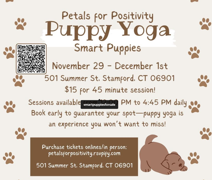 Puppy Yoga Fundraiser